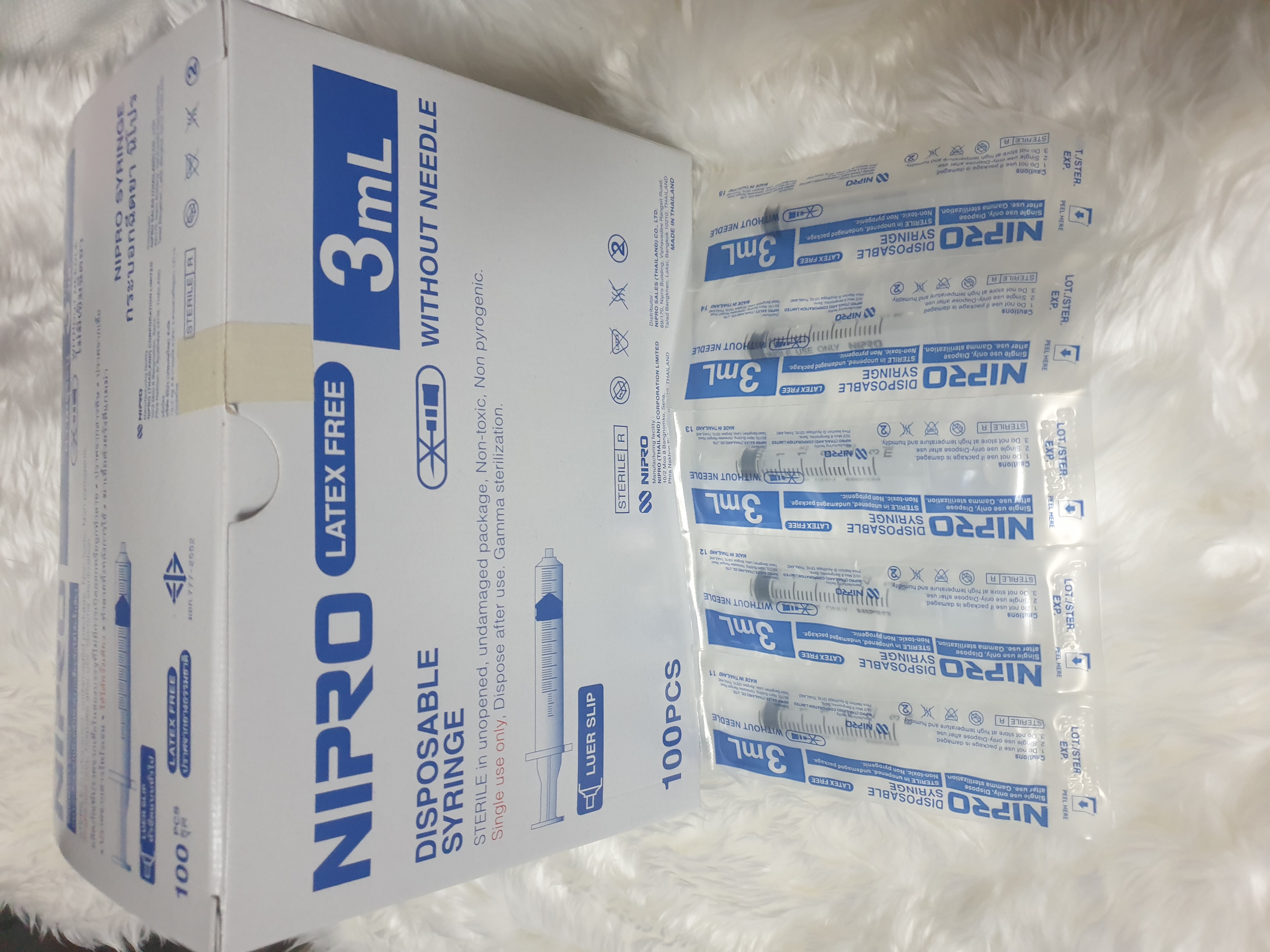 Syringe size 3 ml (Without Needle)